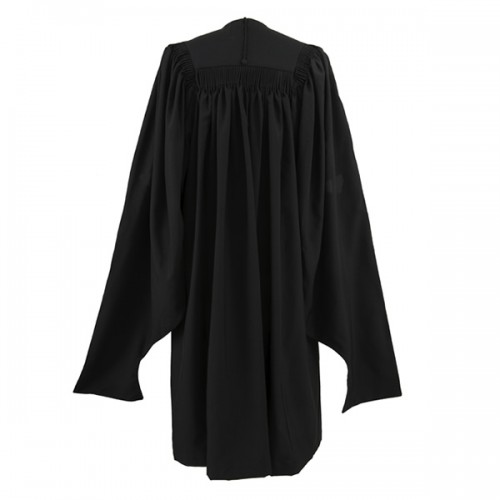 Master's Graduation Gown UK - Mid Range, Black